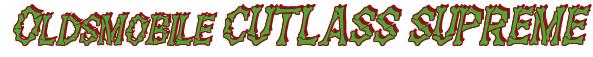 Rendering -Oldsmobile CUTLASS SUPREME - using Eddy's Bones