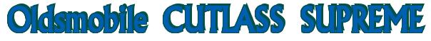 Rendering -Oldsmobile CUTLASS SUPREME - using Flair