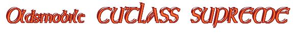 Rendering -Oldsmobile CUTLASS SUPREME - using Kelt