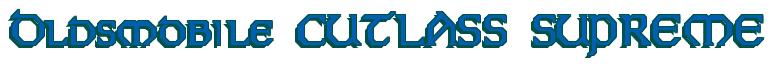 Rendering -Oldsmobile CUTLASS SUPREME - using Norman Normal