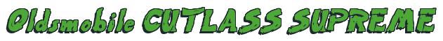 Rendering -Oldsmobile CUTLASS SUPREME - using Paint