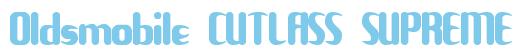 Rendering -Oldsmobile CUTLASS SUPREME - using Unexplored Galaxies