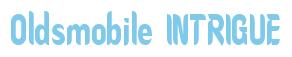 Rendering -Oldsmobile INTRIGUE - using Callimarker