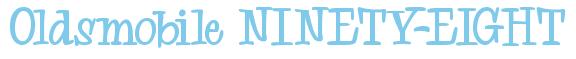 Rendering -Oldsmobile NINETY-EIGHT - using Whoa Whoa