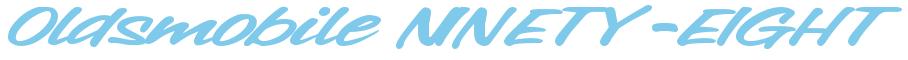 Rendering -Oldsmobile NINETY-EIGHT - using Chicago Style