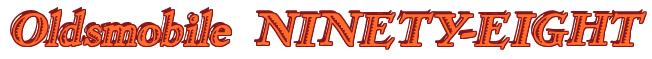 Rendering -Oldsmobile NINETY-EIGHT - using Romana