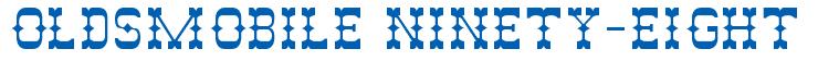 Rendering -Oldsmobile NINETY-EIGHT - using Rodeo
