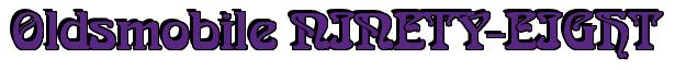 Rendering -Oldsmobile NINETY-EIGHT - using Romaneste
