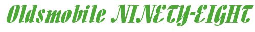 Rendering -Oldsmobile NINETY-EIGHT - using Aloe