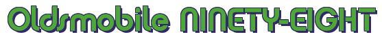 Rendering -Oldsmobile NINETY-EIGHT - using Charlet