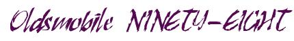 Rendering -Oldsmobile NINETY-EIGHT - using Scratch