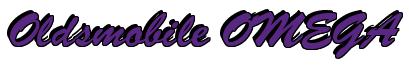 Rendering -Oldsmobile OMEGA - using Brush Script