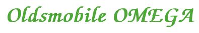 Rendering -Oldsmobile OMEGA - using Zapf Chancery