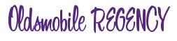 Rendering -Oldsmobile REGENCY - using Bean Sprout