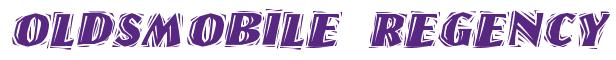 Rendering -Oldsmobile REGENCY - using Cut Ragged