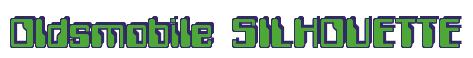 Rendering -Oldsmobile SILHOUETTE - using Computer Font