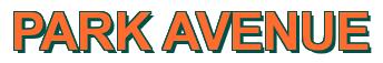 Rendering -PARK AVENUE - using Arial Bold