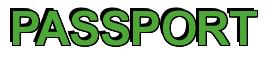 Rendering -PASSPORT - using Arial Bold
