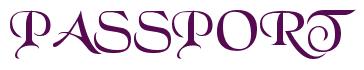 Rendering -PASSPORT - using Black Chancery