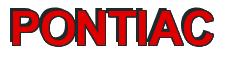 Rendering -PONTIAC - using Arial Bold