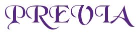 Rendering -PREVIA - using Black Chancery