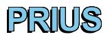 Rendering -PRIUS - using Arial Bold