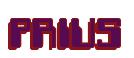 Rendering -PRIUS - using Computer Font