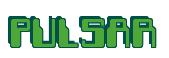 Rendering -PULSAR - using Computer Font