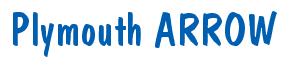 Rendering -Plymouth ARROW - using Dom Casual