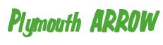 Rendering -Plymouth ARROW - using Big Nib