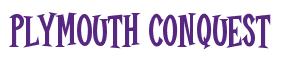 Rendering -Plymouth CONQUEST - using Cooper Latin