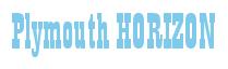 Rendering -Plymouth HORIZON - using Bill Board