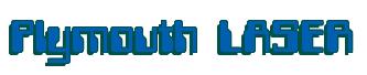 Rendering -Plymouth LASER - using Computer Font