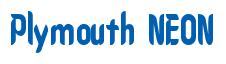 Rendering -Plymouth NEON - using Callimarker