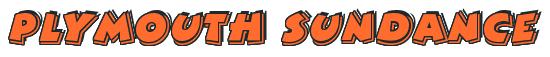 Rendering -Plymouth SUNDANCE - using Comic Strip
