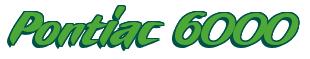 Rendering -Pontiac 6000 - using Fat Cat