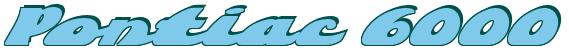 Rendering -Pontiac 6000 - using Brougham