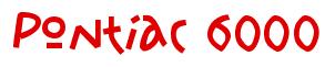 Rendering -Pontiac 6000 - using Amazon