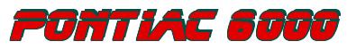 Rendering -Pontiac 6000 - using Blade Runner