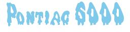 Rendering -Pontiac 6000 - using Drippy Goo