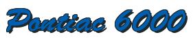 Rendering -Pontiac 6000 - using Brush Script