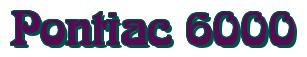 Rendering -Pontiac 6000 - using Romaneste