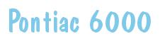 Rendering -Pontiac 6000 - using Dom Casual