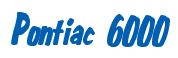 Rendering -Pontiac 6000 - using Big Nib