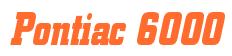 Rendering -Pontiac 6000 - using Boroughs