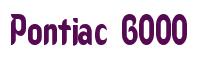 Rendering -Pontiac 6000 - using Callimarker
