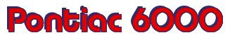 Rendering -Pontiac 6000 - using Charlet
