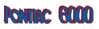 Rendering -Pontiac 6000 - using Deco