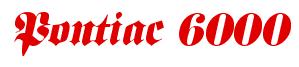 Rendering -Pontiac 6000 - using Frank 