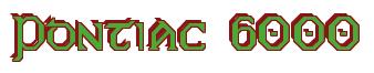 Rendering -Pontiac 6000 - using Norman Normal